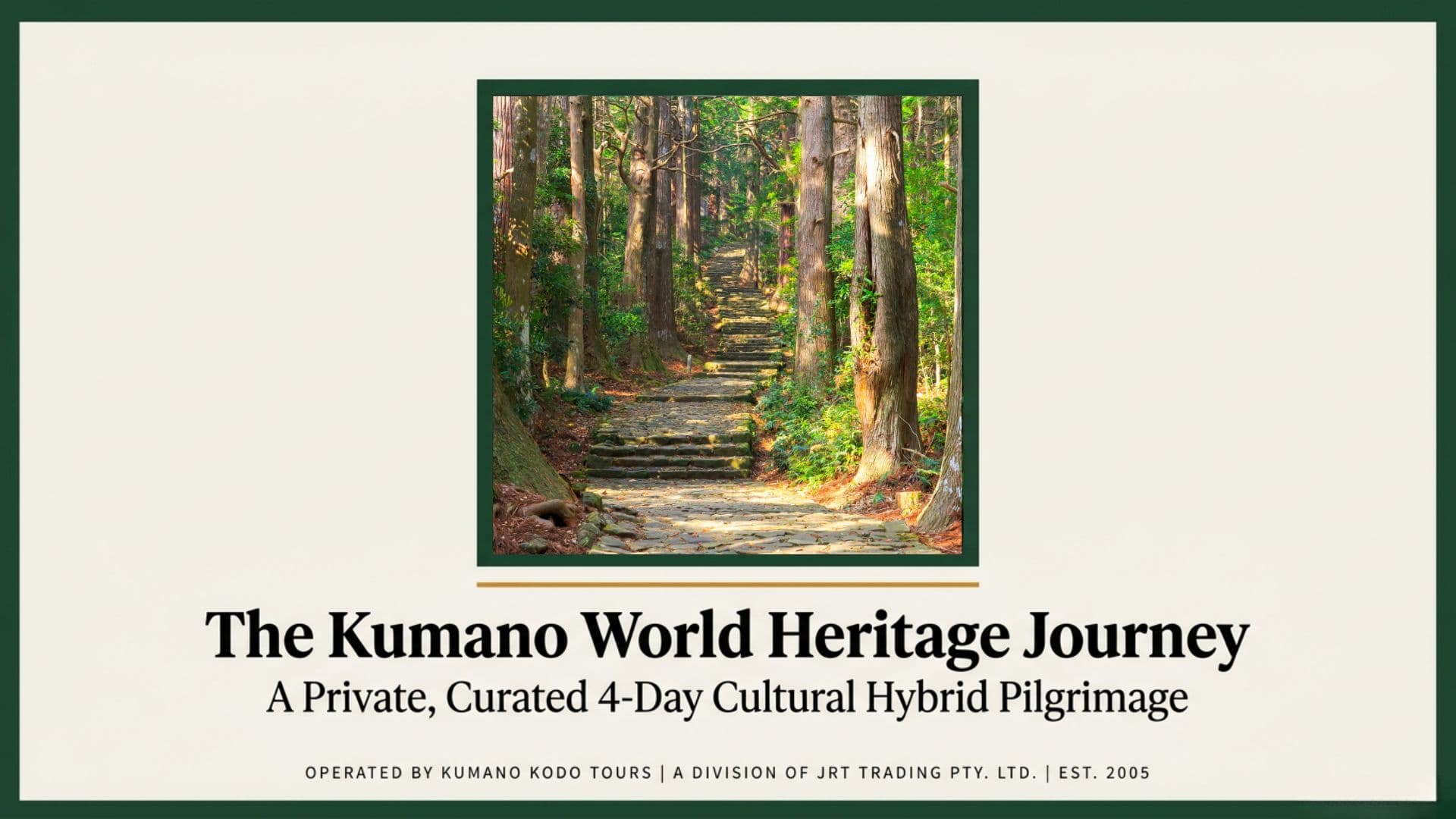 The Kumano World Heritage Journey Overview Map & Info